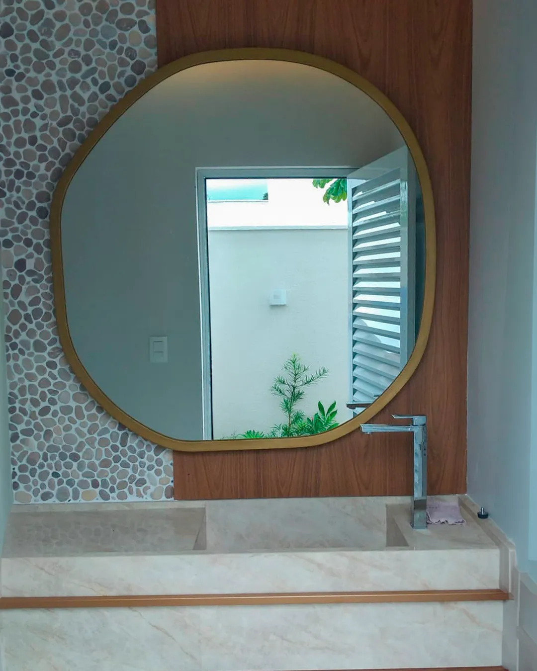 Espelho orgânico personalizado — Manaus